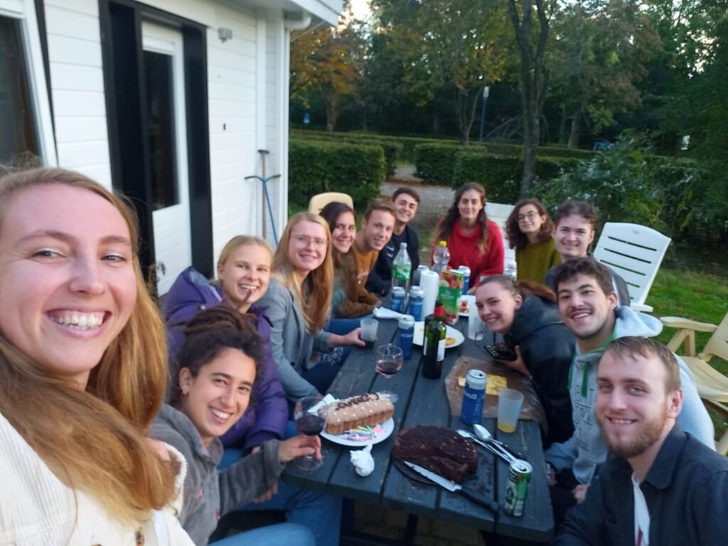 los voluntarios del proyecto en Europa